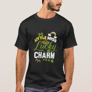 T-shirt Enfants Miss Lucky Charm Jour de la Saint Patrick 