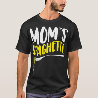 T-shirt Enfants Moms Spaghetti mignonne Baby shower italie