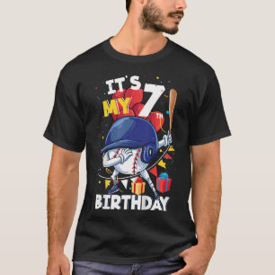 T-shirt Enfants Mon 7e anniversaire 7 ans naissance baseba