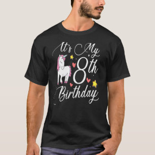 T-shirt Enfants Mon 8ème anniversaire Unicorn