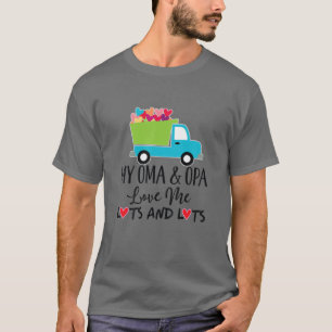 T-shirt Enfants Mon Oma Et Opa M'Aiment Camion Grand-Fils