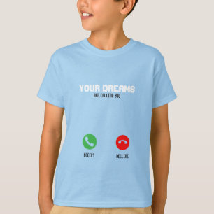 T-shirt enfants mots de motivation garçon fille ado inspir