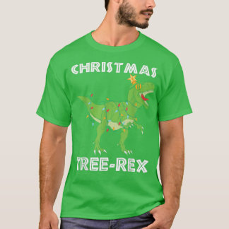 T-shirt Enfants Noël Dinosaure Arbre Re Pyjamas Garçons No