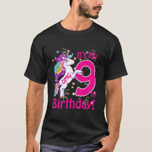 T-shirt Enfants OMG C'est mon 9ème anniversaire filles Uni