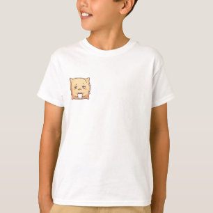 T-shirt Enfants Oreiller Café Fatigué Endormi
