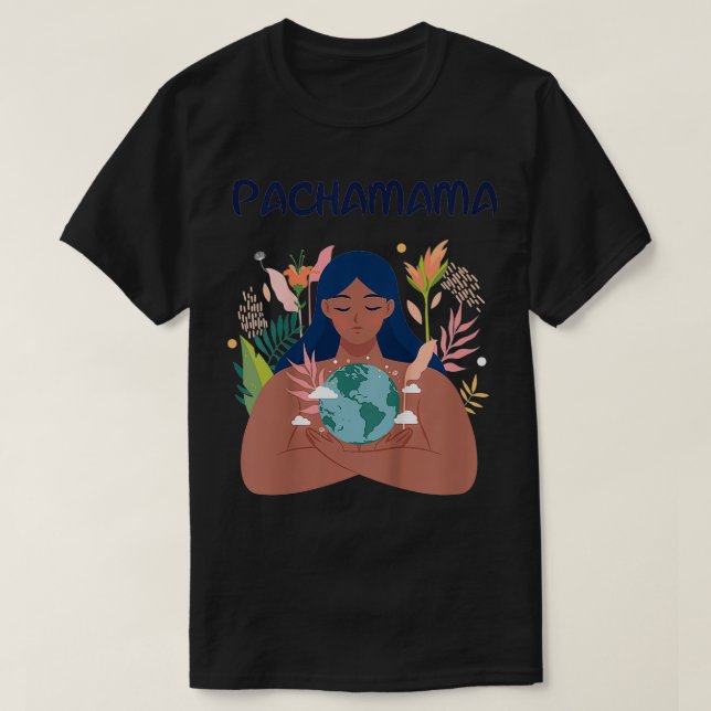 T-shirt Enfants Pachamama, Mère Nature, environnementalist (Design devant)