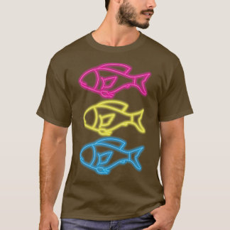 T-shirt Enfants Pêche 80s Retro Poisson Vintage