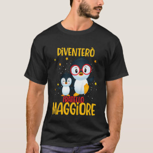 T-shirt Enfants Penguin Je Deviendrai Frère aîné Fils garç