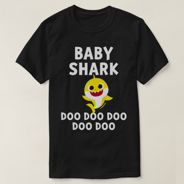 T-shirt Enfants Pinkfong Baby Shark Officiel  (Design devant)