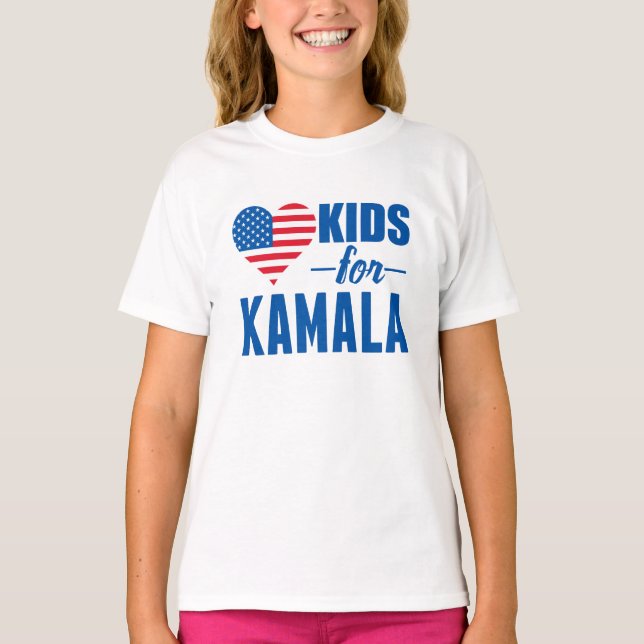 T-shirt Enfants pour Kamala Cute Democrat Enfants (Devant)