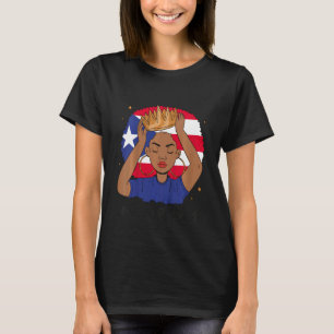 T-shirt Enfants Princesse Boricua Cheveux Afro Héritage La