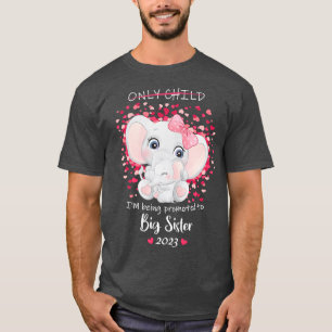 T-shirt Enfants Promus À Grosse Soeur 2023 Grossesse A