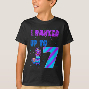 T-shirt Enfants que j'ai classés jusqu'à 7 Jeu vidéo 7e an