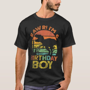 T-shirt Enfants Rawr Im 6 6Anniversaire Dinosaur Rex 6 Ann