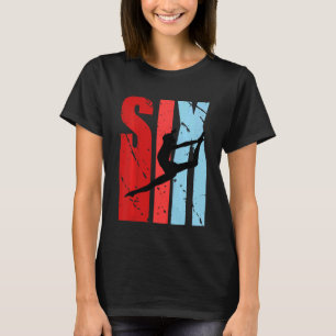 T-shirt Enfants Retro Fille 6e Danse Balletr Anniversaire