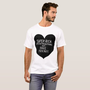 T-shirt Enfants riches superbes avec rien mais le dessus
