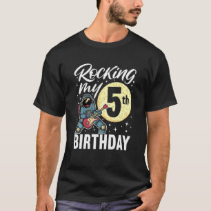 T-shirt Enfants Rocks Mon 5e anniversaire I Guitare électr