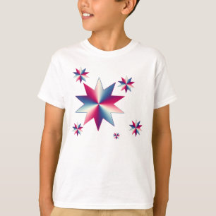 T-shirt Enfants rouge, blanc et bleu