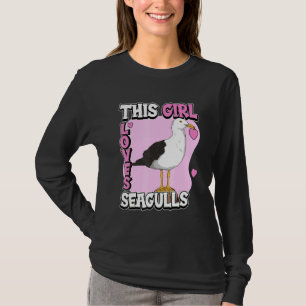 T-shirt Enfants Seagull Citer Mouettes De Mer Cette Fille
