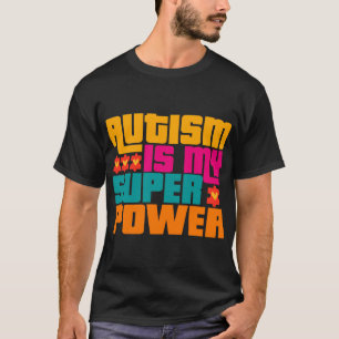 T-shirt Enfants Sensibilisation sur l'autisme Dino Autisti