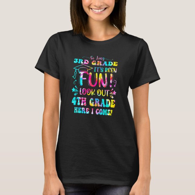 T-shirt Enfants si long 3e année 4e année ici je viens tro (Devant)