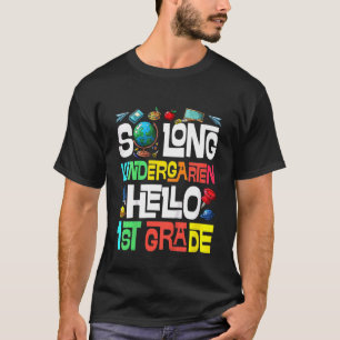 T-shirt Enfants si long jardin d'enfants Bonjour 1ère anné