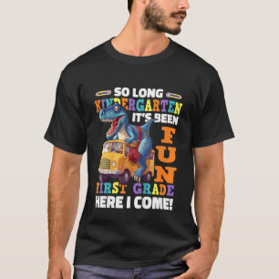 T-shirt Enfants Si Long jardin d'enfants Graduation Dinosa