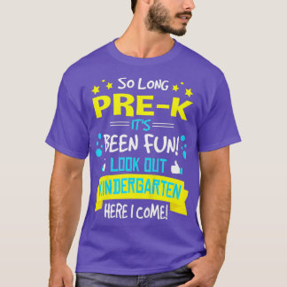 T-shirt Enfants Si Longs PréK jardin d'enfants Ici Je Vien