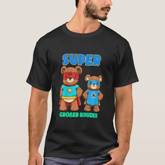 T-shirt Enfants Super Teddy Big Brother (Devant)