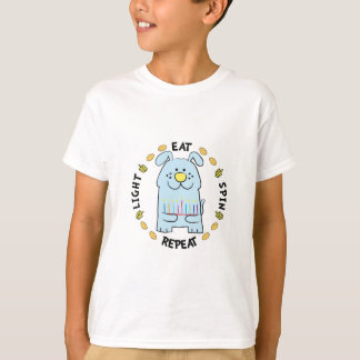 T-shirt Enfants Tee - shirts de Hanoukka "Léger, Manger, É