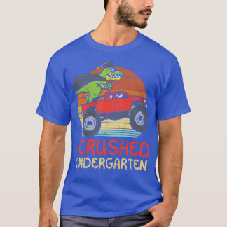 T-shirt Enfants Tre Dino Monster Truck Broyé Kindergarten 