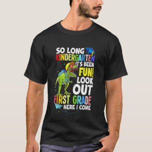 T-shirt Enfants Trex Dinosaur Si Long Maternelle Ici Je Co