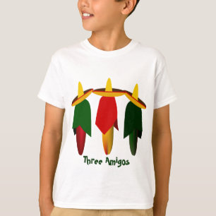 T-shirt Enfants Trois Poivrons Chauds Amigo