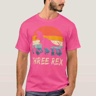 T-shirt Enfants Trois Rex 3E Chemise Anniversaire Troisièm
