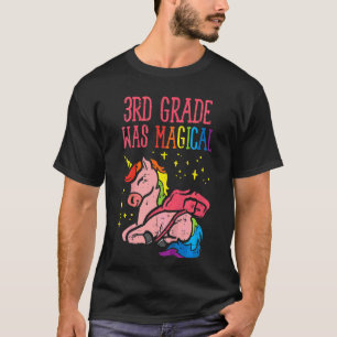 T-shirt Enfants Unicorn 3ème Grade Était Magique Dernier J