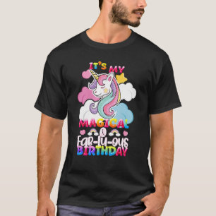 T-shirt Enfants Unicorn Magique Anniversaire Princesse Par
