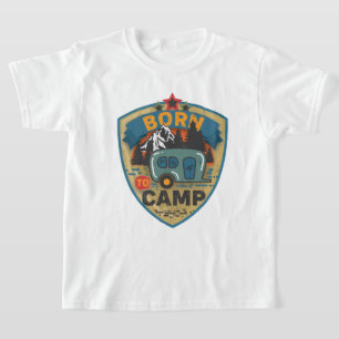 T-shirt Enfants unisex cool nés dans le camp