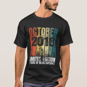 T-shirt Enfants Vintage octobre 2018 Cadeaux Anniversaires