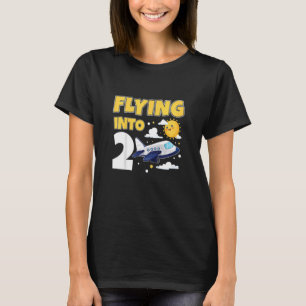 T-shirt Enfants Volant Dans 2 Avions Pilote 2 Ans 2e B