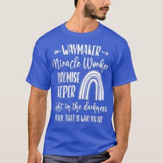 T-shirt Enfants Waymaker Miracle Worker Rainbow, Christian