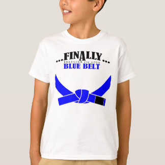 T-shirt Enfin une ceinture Bleue BJJ !!!