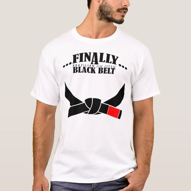 T-shirt Enfin une ceinture noire BJJ !!! (Devant)