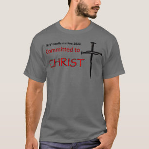 T-shirt Engagement à Christ SJV Confirmation Retraite Prem