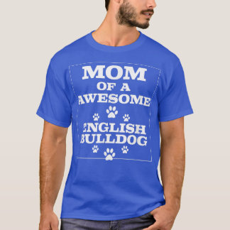 T-shirt English Bulldog dog owner women