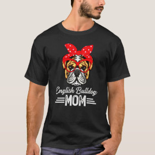T-shirt English Bulldog Maman