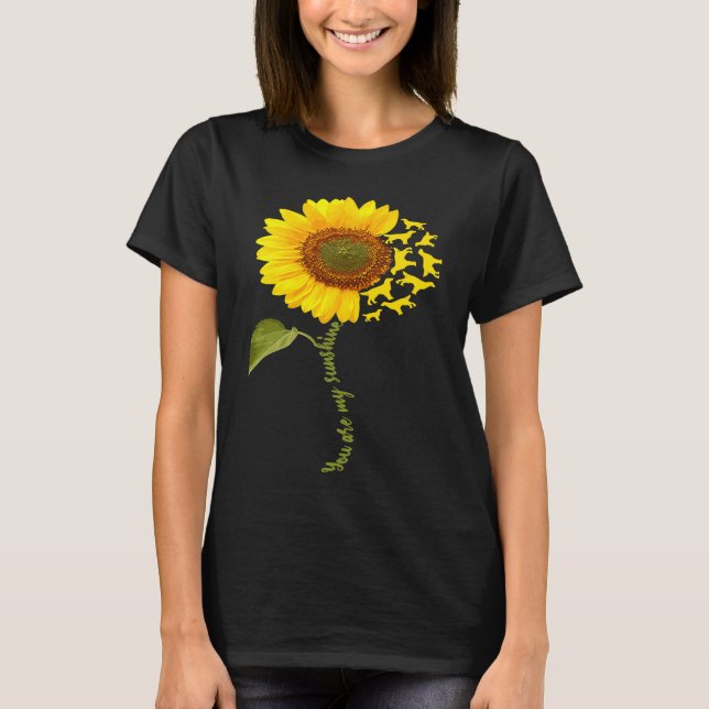 T-shirt English Setter Sunflower (Devant)
