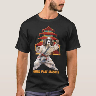 T-shirt English Springer Spaniel Karate Martial Arts Dog L