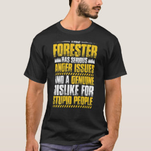 T-shirt Enjeux de la colère forestière Forestier