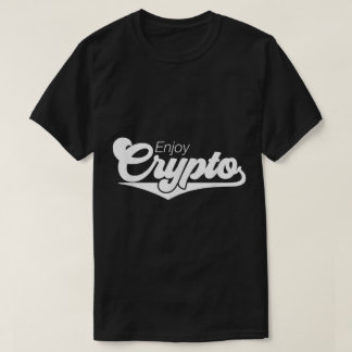 T-shirt Enjoy Crypto Minimalist Design