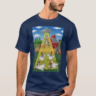 T-shirt Enlèvement d'Aliens sur la ferme